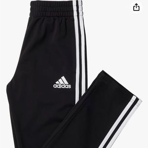 SET OF 2 - Boys Adidas Tapered Trainer Pants - - Black & Gray Size Large 14 - 16
